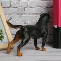 Rottweiler igračka, urotweiler model ukrasi visoko simulacijskog igračaka Izvrsna izrada Prekrasni poklon