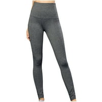 Flare joga pantalone za žene sitnice sa džepovima koji rade visoki struk rastezljive mršave sportove
