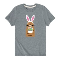 Instant poruka - Uskršnja Llama - grafička majica mališana i mladih kratkih rukava