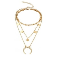 Ogrlice Privjesci za žene Jednostavne i popularne aluminijske geometrijske okrugle ljubičaste perle