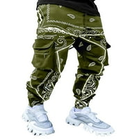 Edvintorg Muške labave kombinezone pantalone za noćnu ležernu ulicu na klirensu
