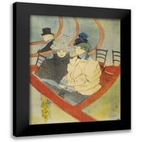 Toulouse-Lautrec, Henri de Black Modern Framed Museum Art Print Naslijed - The Great Lodge
