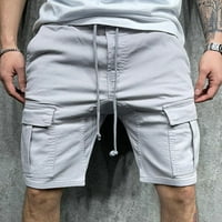 Unleife kratke hlače za muškarce, muške ležerne sportske hlače FIT TRENUTNO JOGGERS Džepne hlače