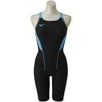 N2MG žensko odijelo za vježbanje polu odijelo za trening, Konkurs kupaći kostim, crno svijetlo plava,