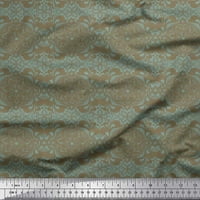Soimoi Rayon Crepe tkanina cvjetna mandala tiskana zanata tkanina od dvorišta široka