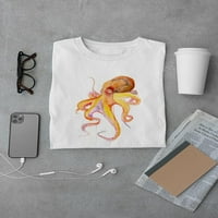 Rainbow hobotnica majica MUS -SPIDEALS dizajni, muški X-veliki