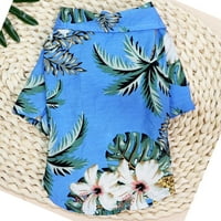 PET Ljetna šifonska odjeća Mala srednjoškolska štenad kokosovo drvo sisak Havaii bluza na plaži Bluza