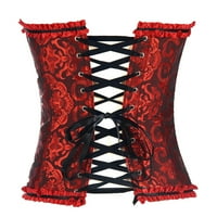 Oblikova u inleife za žensko odobrenje ženske vintage gotičke stranke cvjetni čipkani vitki korzet bustier