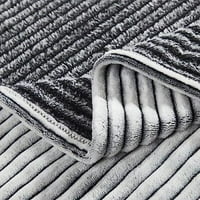 Bacajte pokrivač 280gsm ekstra meko lagane pokrivače sa trakom plišanim nejasnim
