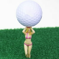 CXDA Golf Tees Modeliranje karaktera Neklizajuće Lagane smiješne Lady Bikini Golf Teers za golf teren