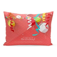 Born Pink Baby Sweet Rođendni baloni i stavite jastučni jastučni poklopac jastuk