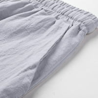 Muške kratke hlače Ležerne prilike za muške ljetne kratke hlače i modni čvrsti patchwork kratki pamuk