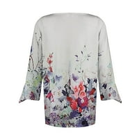 Bluze za žene Dressy Ležerne prilike seksi nacrtane ženske modne labave ležerne tipke dolje V-izrez