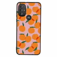 Oranges-Kawaii-Trendy Telefon za telefon za moto G za žene Muškarci Pokloni, Mekani silikonski stil