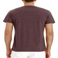 Muška modna casual slim Fit Henley s kratkim rukavima s dugim rukavima na vrhu bazične lagane majice