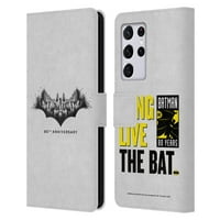 Dizajni za glavu Službeno licencirani batman DC stripovi 80. godišnjica Logo Gotham kožne knjige Novčani