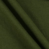 Diplomirani pokloni za njega Njena majica s visokim školskim fakultetom Ljetno pismo Ispis majica s kratkim rukavima majice za žene, vojska zelena, XL
