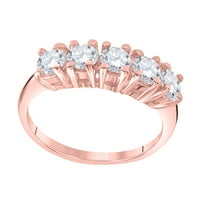 Aonejewelry ct. TTW Diamond Classic Pet kameni prsten u zlatu od 10k ruža