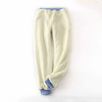 Duks za žene prevelizirani fit simpatični duhov za ispis Visoki struk pune dužine hlače ležerne zadebljanje