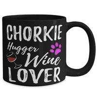 Chorkie Hugger vinski ljubitelj čaj čajnog kuha mama ili pas dar