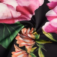 Sexy Dance Floral Maxi haljina za žene plus veličine Ležerne prilike naleted dame Ljeto Paisley Holiday