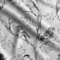 Soimoi Bird & Cvijeće Ispiši svileni dekor od tkanine šivaći tkanina sa dvorišnim WidedeCorativnom tkaninom