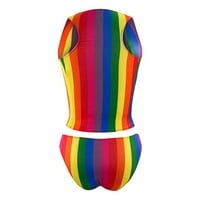 Hesxuno Plus Size Apartman za žene Dvodijelni kupaći kostim patentni zipper plus veličine Bikini kupaći