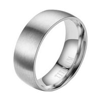 AMLBB prstenovi za žene titanijum titanijum čelik zamrznuti prsten od nehrđajućeg čelika prsten mužjaka