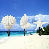 Sea Star Seashell Conch kuke ukrasne zidne kuke za viseće ručnike za odjeću kaputi