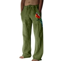 Muške hlače modni pamučni džepni džepni čipka plus veličine Slobodne pantalone na otvorenom dostavi