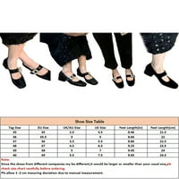 Avamo ženske haljine cipele Chunky Mary Jane Heels na loaferima Djevojke pumpe Žene Ležerne prilike