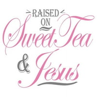 Cafepress - slatki čaj i Isusove krigle - OZ keramička velika krigla