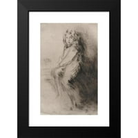 James Abbott McNeill Whistler Crni moderni uokvireni muzej umjetnički print pod nazivom - Dječak