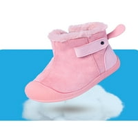 Rotosw Dječje cipele od krevetića FAU krzno obloge Topla gležnjače Prvi šetači Fuzzy čizme za snijeg