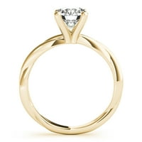 1.5ct laboratonski pregrađeni dijamant 18k žuto zlato upleteni prsten za upleteni solitaire