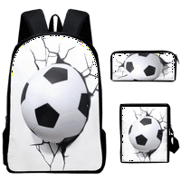 Nogomet Grafički dečiji školski ruksak Popularna torba za knjige za devojke u godinama za poklon frinsu