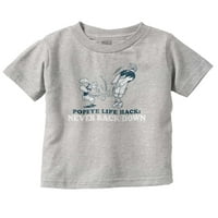 Popeye Life Hack nikad se ne vraćaju dolje dečka devojčica majica dojenčad toddler Brisco brendovi 3T