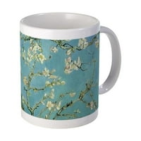 Quexis van Gogh badem cvjetovi kolamičke keramičke šalice kafe, čaj za čaj oz
