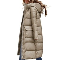 Entyinea ženska jakna na pufferu zimska topla sherpa obložena jakna s jakim parkom kaput b l