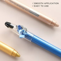 Eychin u boji olovka za sjenilo glatko svjetlucanje sjajnog olovke sjenilo olovke za olovke za olovku s dugim vodootpornim olovkom za sjenilo