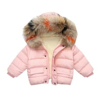 NSENDM 5T dječaci Dječji djeci Dječja zima dugih rukava od vune pamučna kaput jakna za babys odjeću
