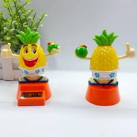 Anvazise Cartoon ananas solarna snaga Swingaling lutkar u unutrašnjosti automobila Ornament Kids igračka