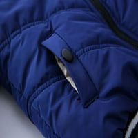 Zimski kaputi za žene djeca patentni zatvarač vjetroottne pruge dječake Djevojke zimske kapuljače i