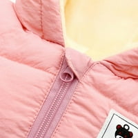 Zimski kaput za bebe zdrobljena kapuljača