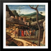 Agonija u vrtu veliko crno drvo ugrađeno ispis umjetnosti Andrea Mantegna