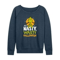Grinch - Grinch gadan Wanty Halloween - ženski lagani francuski pulover