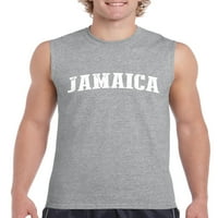 Arti - Muška grafička majica bez rukava - Jamajka