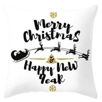 Gyouwnll Božićni ukrasi božićni jastuk pokrivač veseli božićni ukrasi za kućni ukrasi za cristme Poklon