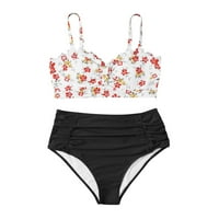 B91XZ Womens Bikini Swimsuits set Ljetni bikini dvodijelni bikini koralj bikini ženske kupaće kostime