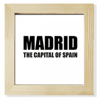 Madrid Glavni grad Spanish Square Frame Frame Frame Framed zidne tablice
